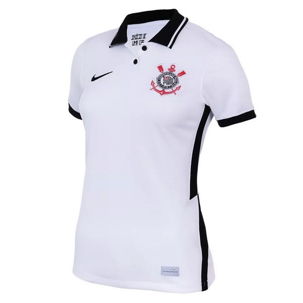 Maillot Football Corinthians Paulista Domicile Femme 2020-21 Blanc